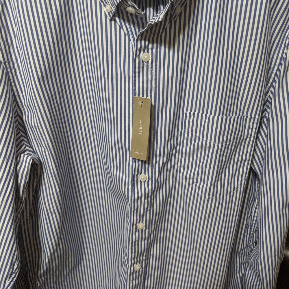 JCrew stripped button down